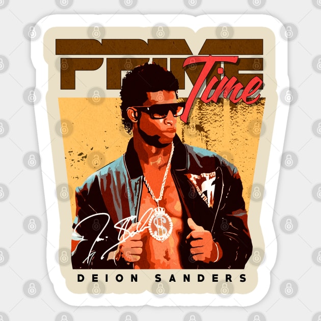 Deion Sanders Primetime Sticker by faeza dsgn